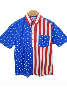 Chubbies Nutter America Short Sleeve Button Shirt